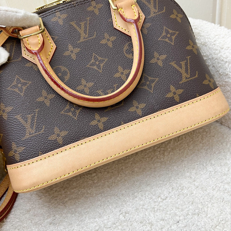 LV Alma BB in Monogram Canvas and GHW