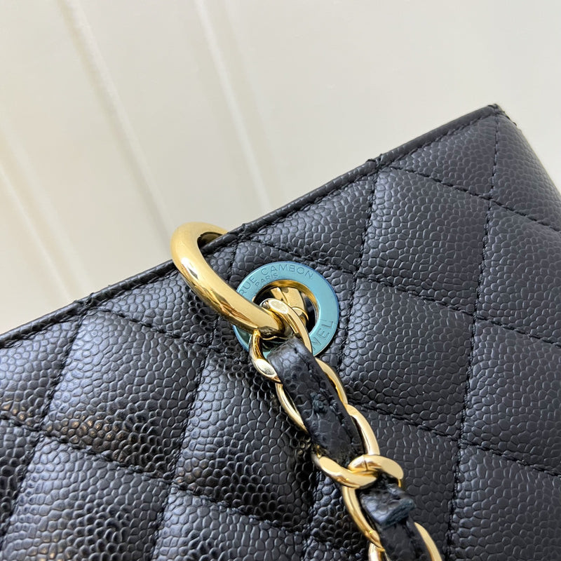 Chanel Grand Shopping Tote GST in Black Caviar and GHW