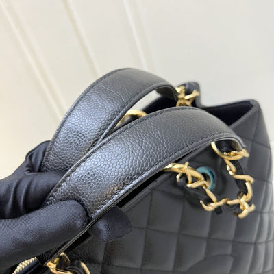 Chanel Grand Shopping Tote GST in Black Caviar and GHW