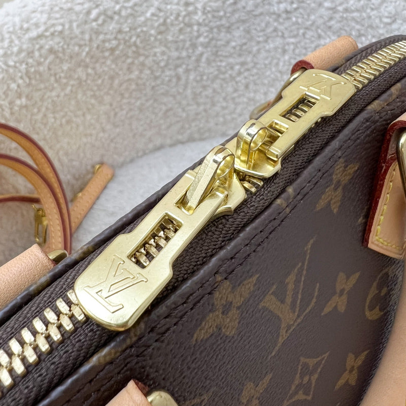 LV Alma BB in Monogram Canvas and GHW