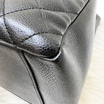 Chanel Grand Shopping Tote GST in Black Caviar and GHW