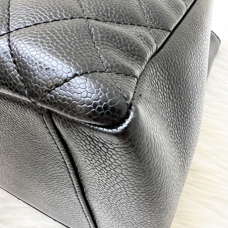Chanel Grand Shopping Tote GST in Black Caviar and GHW