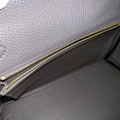 Hermes Kelly 25 in Gris Etain Togo Leather and GHW