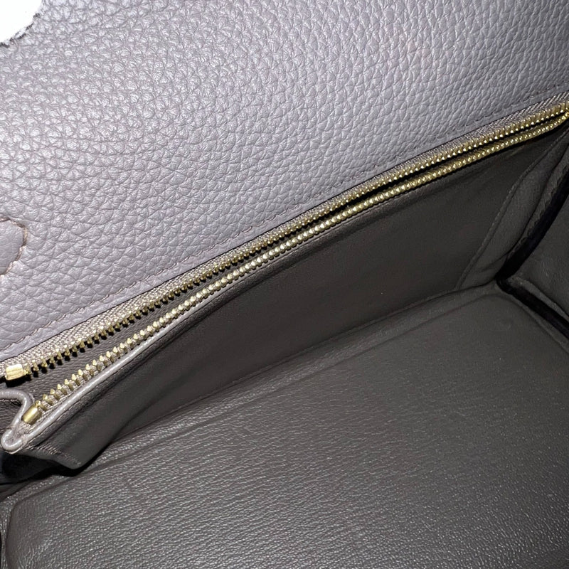 Hermes Kelly 25 in Gris Etain Togo Leather and GHW
