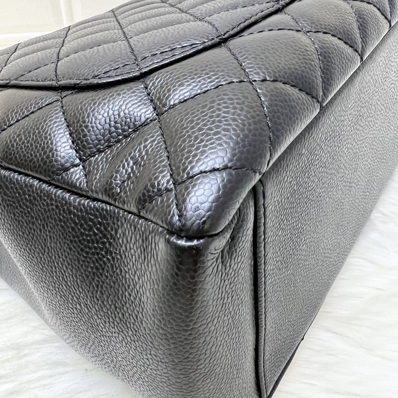 Chanel Grand Shopping Tote GST in Black Caviar and GHW