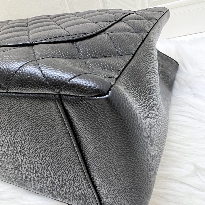 Chanel Grand Shopping Tote GST in Black Caviar and GHW