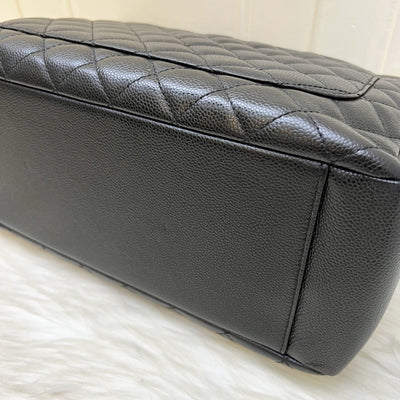 Chanel Grand Shopping Tote GST in Black Caviar and GHW