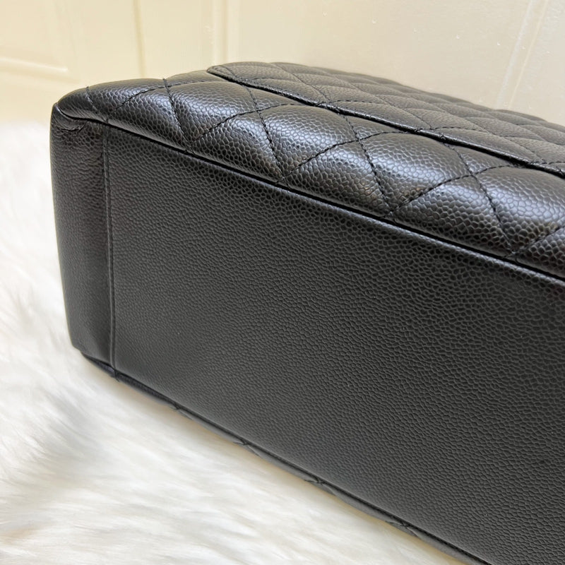 Chanel Grand Shopping Tote GST in Black Caviar and GHW
