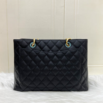 Chanel Grand Shopping Tote GST in Black Caviar and GHW