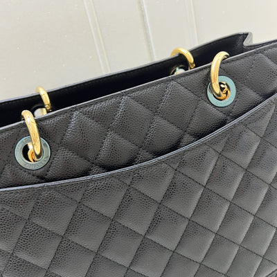 Chanel Grand Shopping Tote GST in Black Caviar and GHW