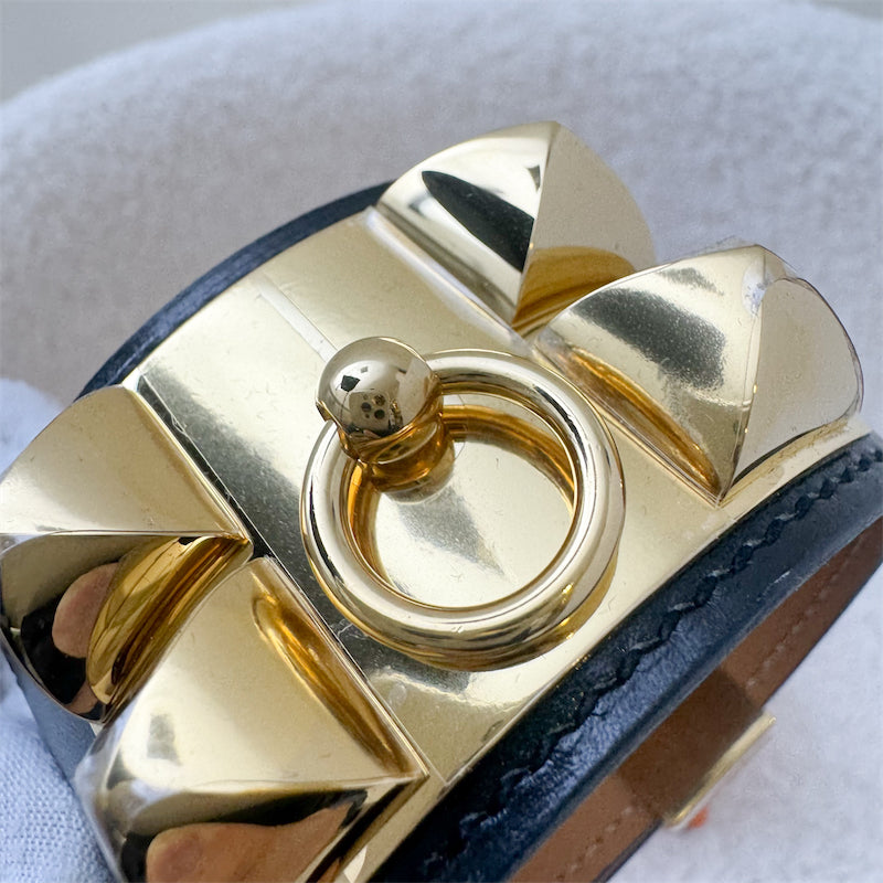 Hermes Collier De Chien CDC Bracelet in Noir Box T3