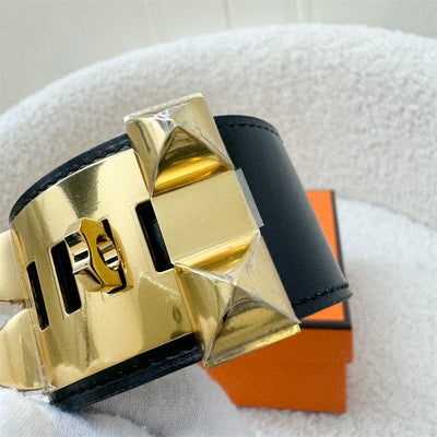 Hermes Collier De Chien CDC Bracelet in Noir Box T3