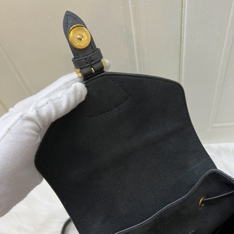 LV Montsouris Backpack in Black Empreinte Leather and GHW