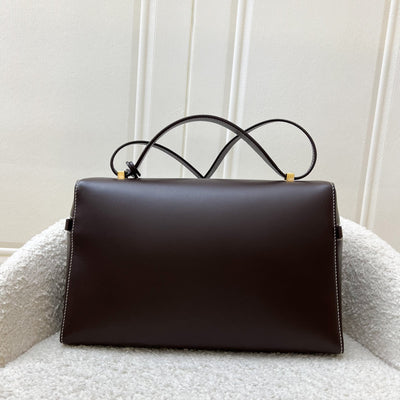 Loro Piana LP 27 Extra Bag in Dark Chocolate Licorice / Sun Gold Smooth Calfskin and GHW