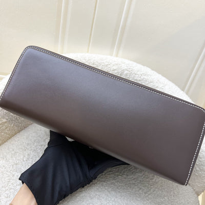 Loro Piana LP 27 Extra Bag in Dark Chocolate Licorice / Sun Gold Smooth Calfskin and GHW