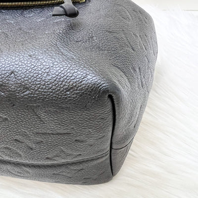 LV Montsouris Backpack in Black Empreinte Leather and GHW