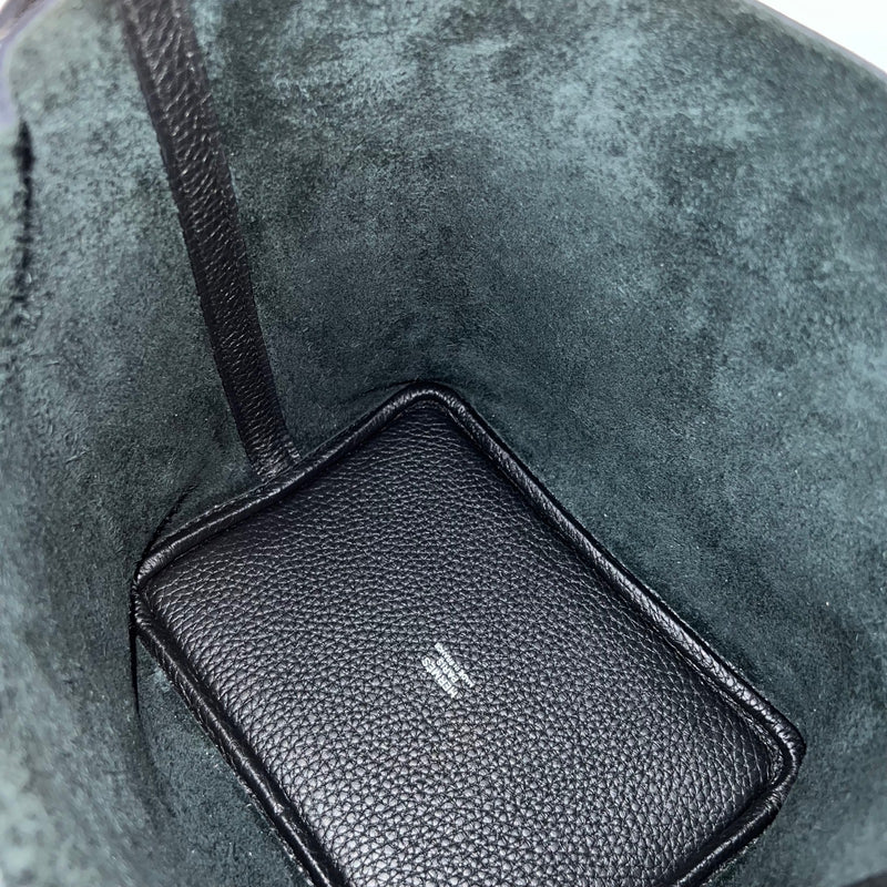 [Brand New] Hermes Picotin 18 in Black Noir Clemence Leather and PHW