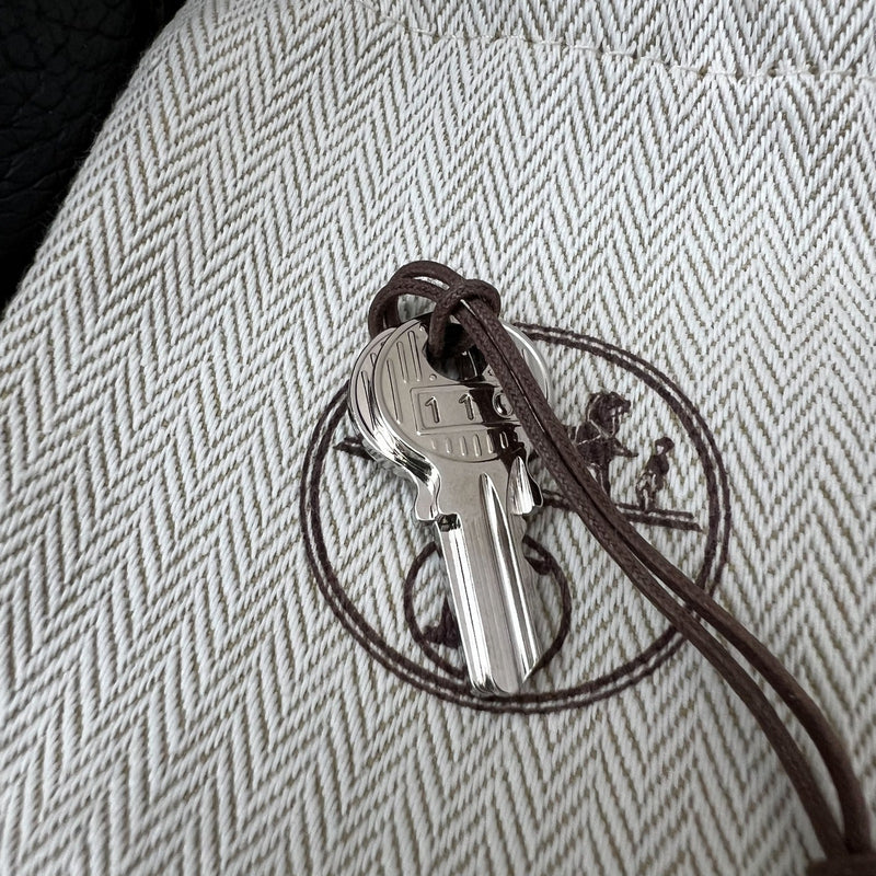 [Brand New] Hermes Picotin 18 in Black Noir Clemence Leather and PHW