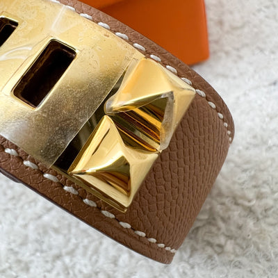 Hermes Collier de Chein CDC 24 in Gold Madame Leather and GHW size T2