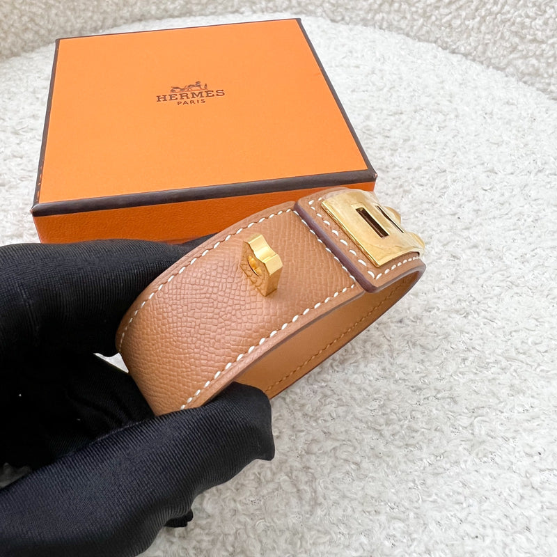 Hermes Collier de Chein CDC 24 in Gold Madame Leather and GHW size T2