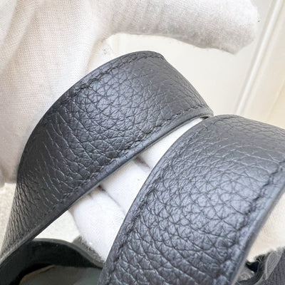 [Brand New] Hermes Picotin 18 in Black Noir Clemence Leather and PHW