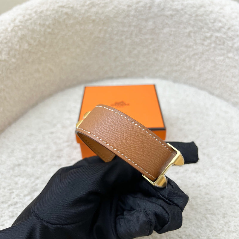 Hermes Collier de Chein CDC 24 in Gold Madame Leather and GHW size T2