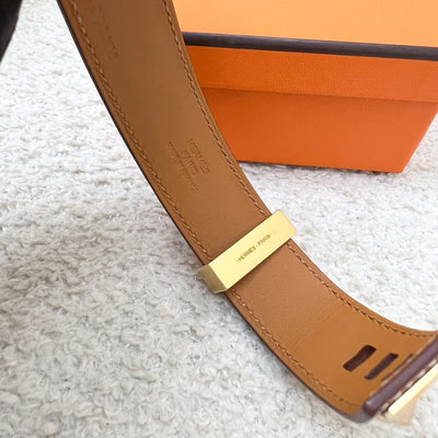 Hermes Collier de Chein CDC 24 in Gold Madame Leather and GHW size T2