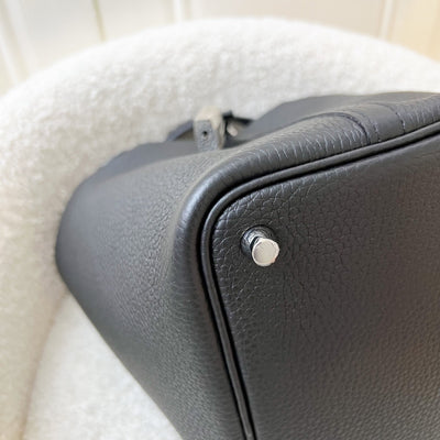 [Brand New] Hermes Picotin 18 in Black Noir Clemence Leather and PHW