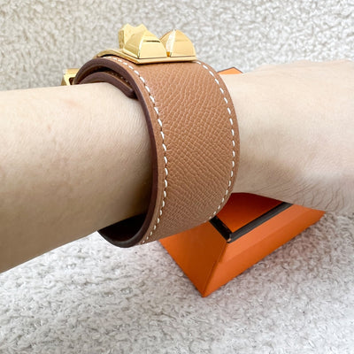 Hermes Collier de Chein CDC 24 in Gold Madame Leather and GHW size T2