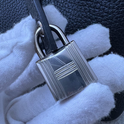 [Brand New] Hermes Picotin 18 in Black Noir Clemence Leather and PHW