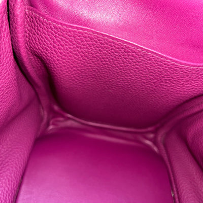 Hermes Lindy 34 in Purple Clemence Leather and PHW