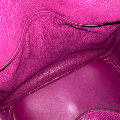 Hermes Lindy 34 in Purple Clemence Leather and PHW