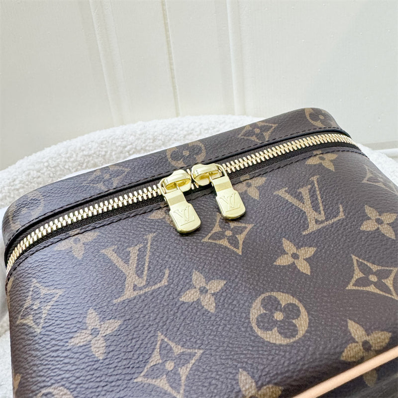 LV Nice Mini Toiletry Pouch in Monogram Canvas GHW