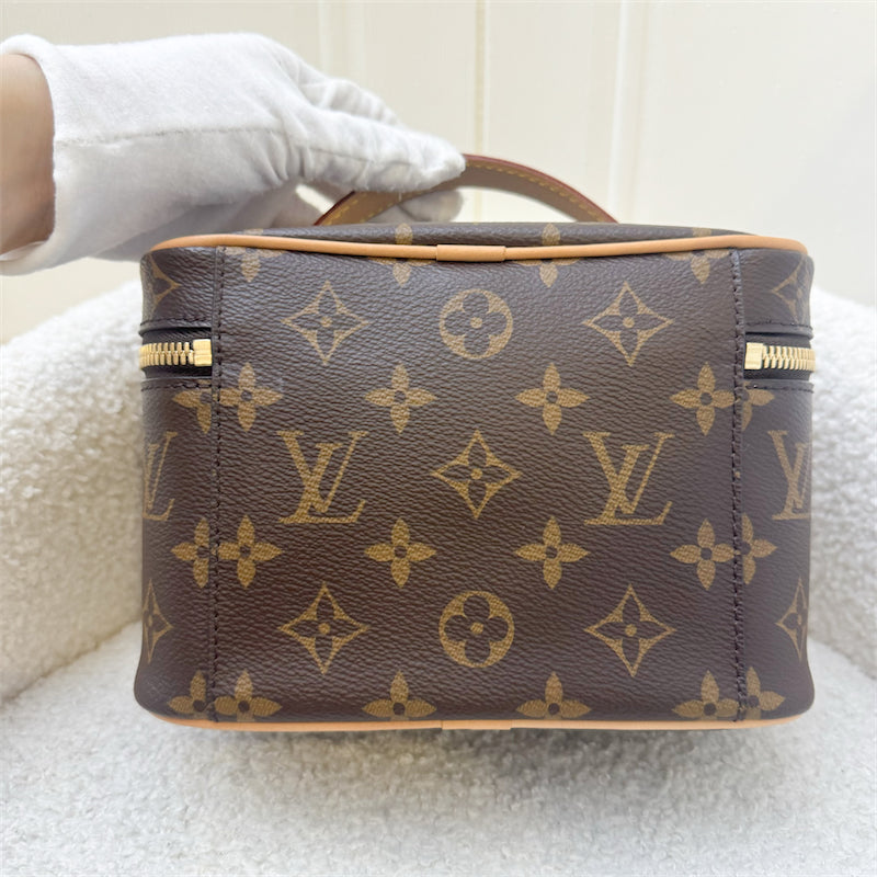 LV Nice Mini Toiletry Pouch in Monogram Canvas GHW