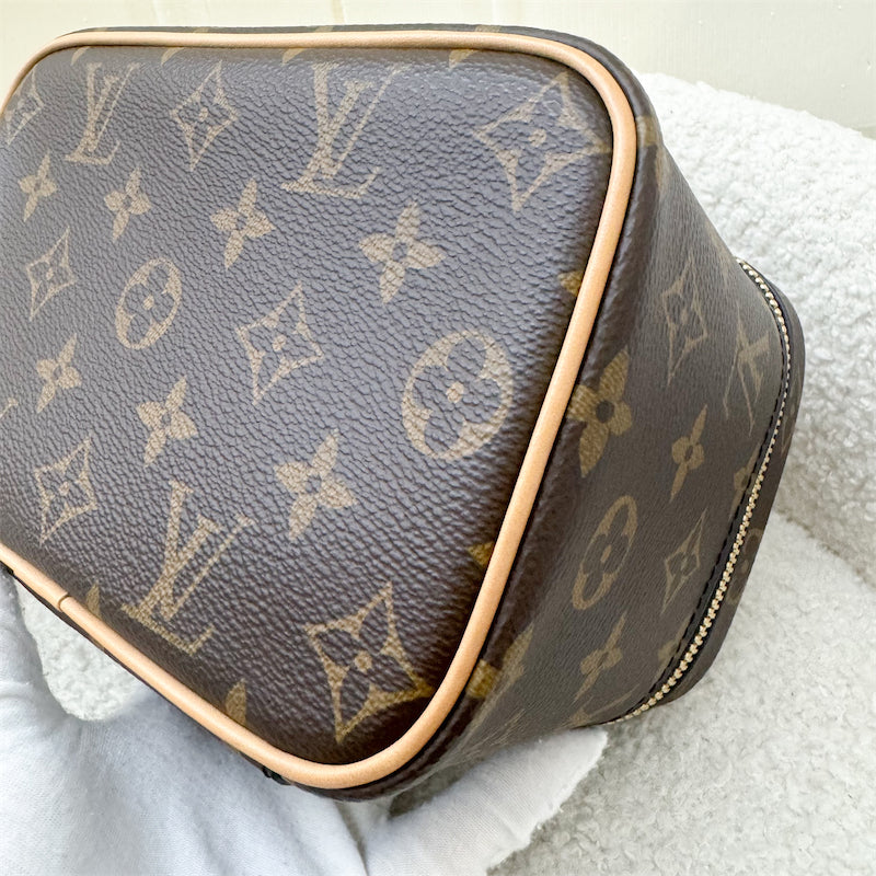 LV Nice Mini Toiletry Pouch in Monogram Canvas GHW