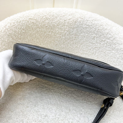 LV Ivy Wallet On Chain WOC / Mini Bag in Black Giant Monogram Empreinte Leather and GHW