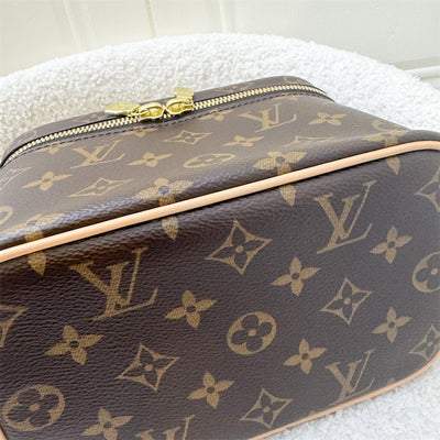 LV Nice Mini Toiletry Pouch in Monogram Canvas GHW