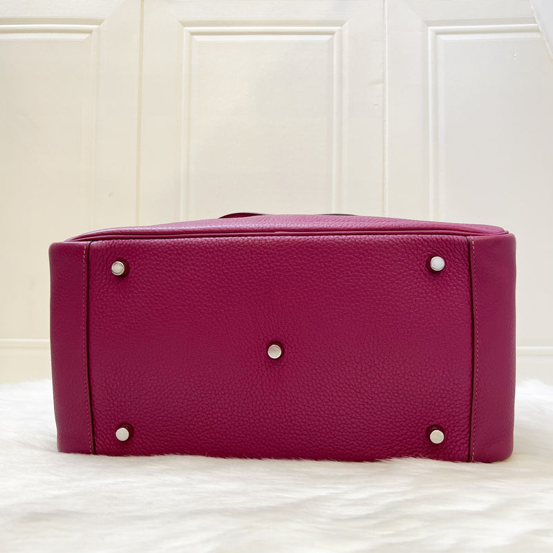 Hermes Lindy 34 in Purple Clemence Leather and PHW