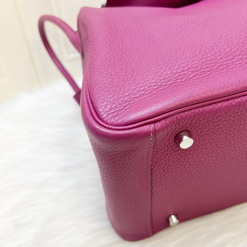 Hermes Lindy 34 in Purple Clemence Leather and PHW