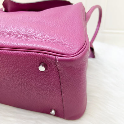 Hermes Lindy 34 in Purple Clemence Leather and PHW