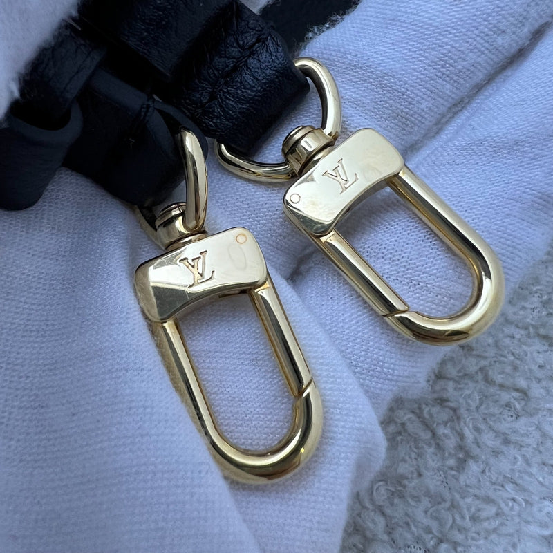 LV Ivy Wallet On Chain WOC / Mini Bag in Black Giant Monogram Empreinte Leather and GHW