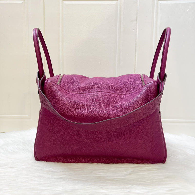 Hermes Lindy 34 in Purple Clemence Leather and PHW