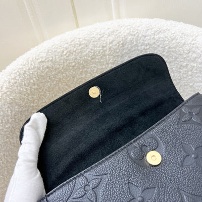 LV Ivy Wallet On Chain WOC / Mini Bag in Black Giant Monogram Empreinte Leather and GHW