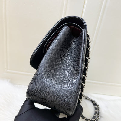 Chanel Jumbo Classic Flap CF in Black Caviar and SHW