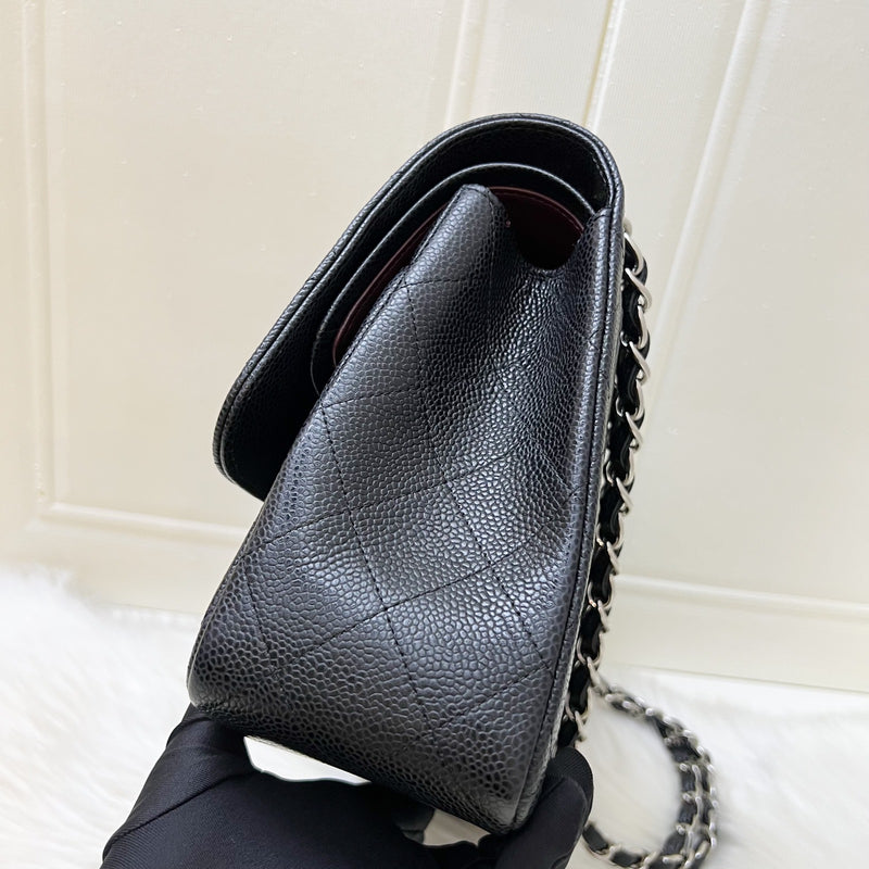 Chanel Jumbo Classic Flap CF in Black Caviar and SHW