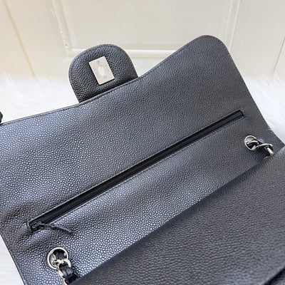 Chanel Jumbo Classic Flap CF in Black Caviar and SHW