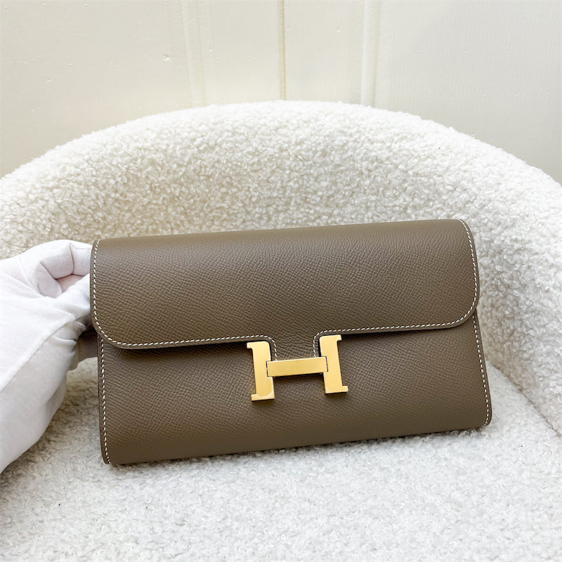 Hermes Constance To Go in Etoupe Epsom Leather and GHW