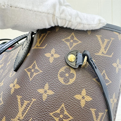 LV Around the World Neverfull MM in Monogram Canvas (Vivienne Printed) GHW Without Attached Pouch