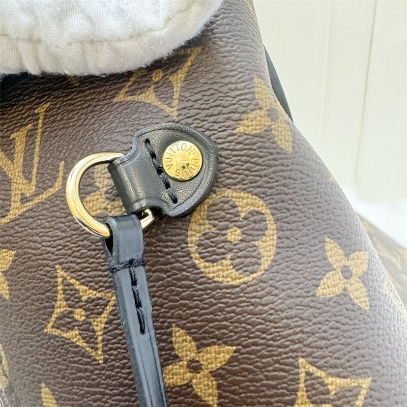 LV Around the World Neverfull MM in Monogram Canvas (Vivienne Printed) GHW Without Attached Pouch