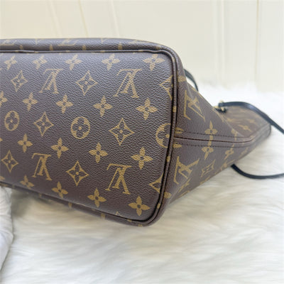 LV Around the World Neverfull MM in Monogram Canvas (Vivienne Printed) GHW Without Attached Pouch